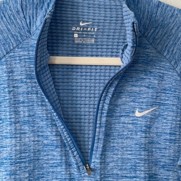 Nike Therma Sphere Element 1/2 Zip Long Sleeve w built in mittens - Picture 3 of 6